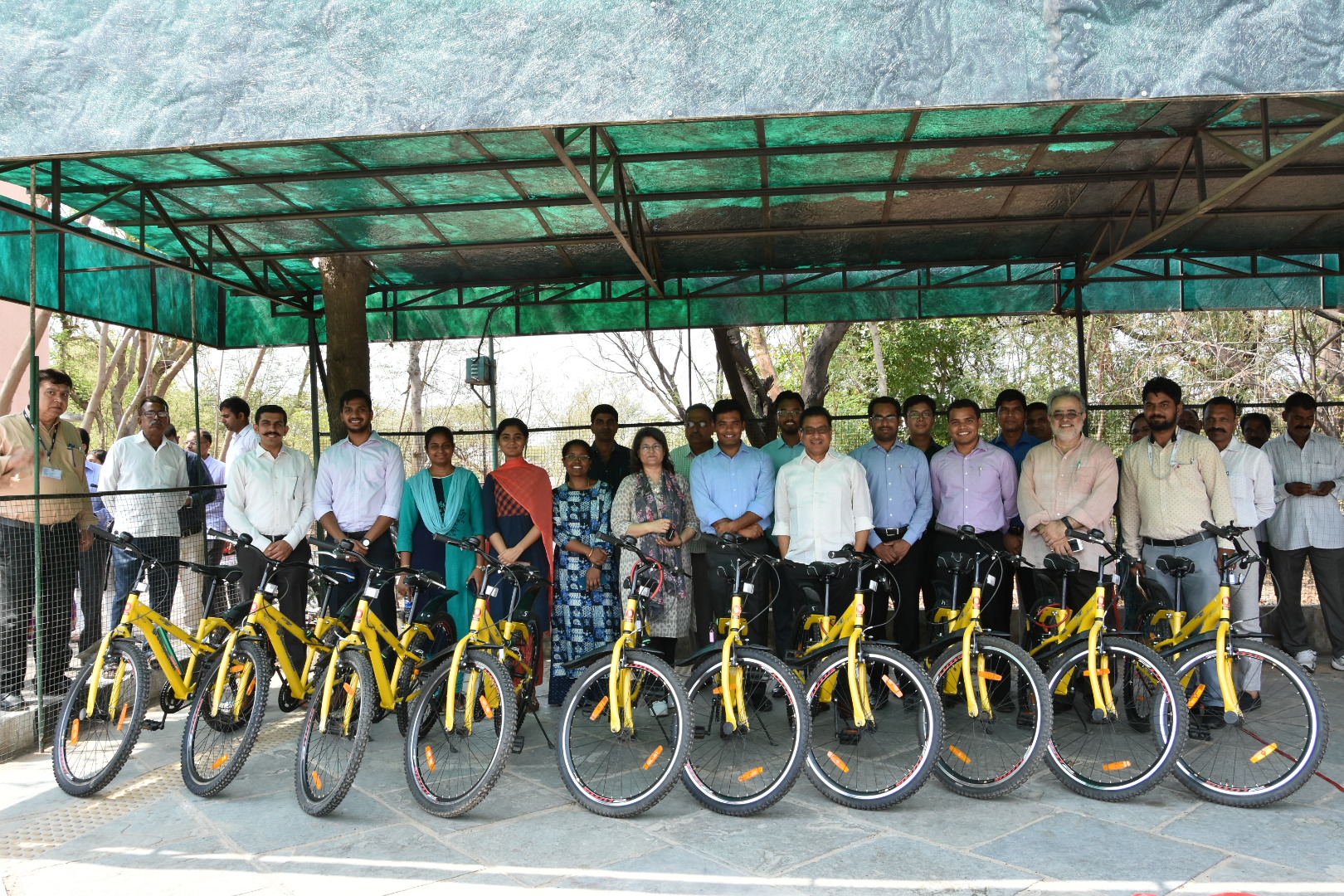 Inauguration of Cycle Stand